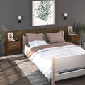 Wand-Nachttische 2 Stk. Braun Eichen-Optik