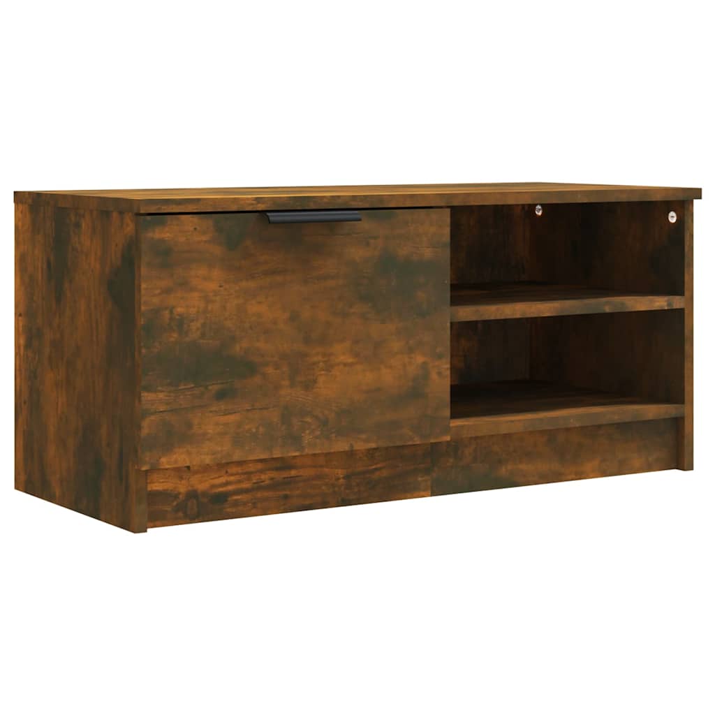 TV-Schränke 2 Stk. Räuchereiche 80x35x36,5 cm Holzwerkstoff