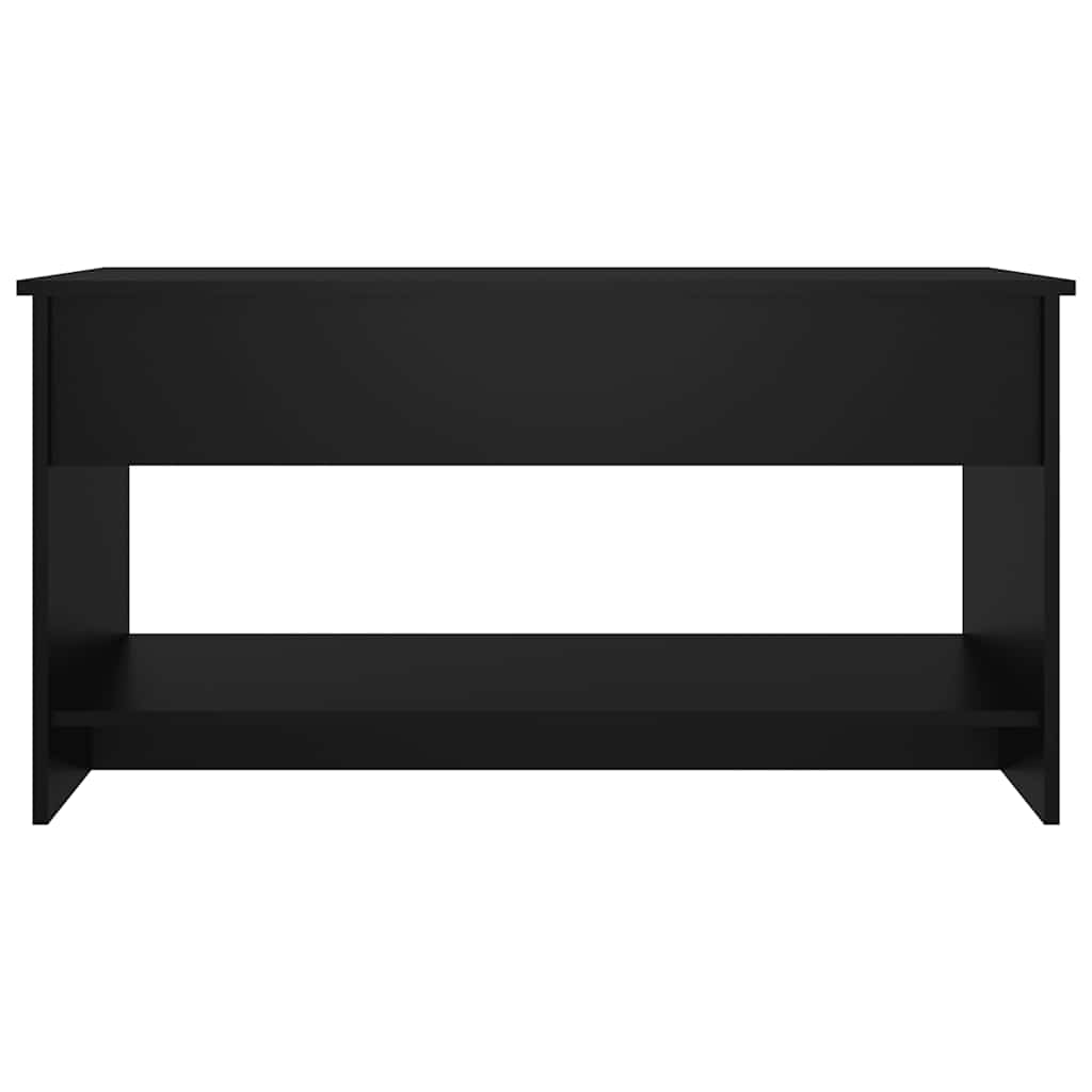 Couchtisch Schwarz 102x50x52,5 cm Holzwerkstoff