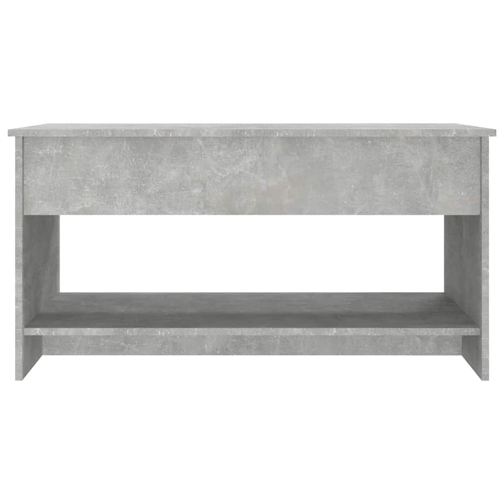 Couchtisch Betongrau 102x50x52,5 cm Holzwerkstoff