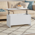 Couchtisch Weiß 102x55,5x52,5 cm Holzwerkstoff
