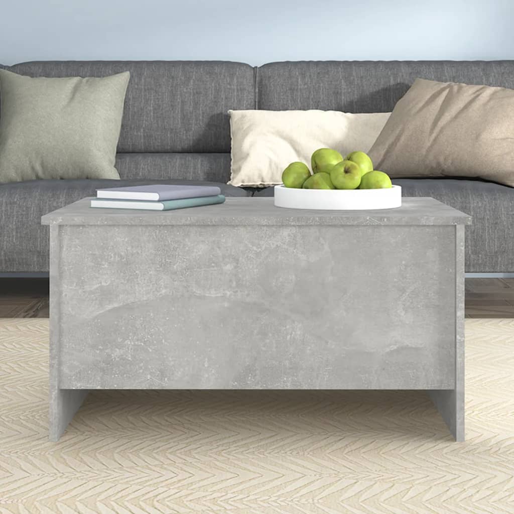 Couchtisch Betongrau 80x55,5x41,5 cm Holzwerkstoff