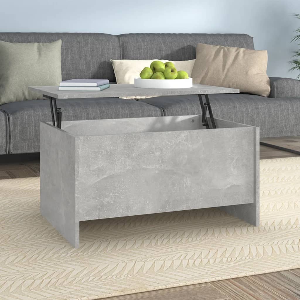 Couchtisch Betongrau 80x55,5x41,5 cm Holzwerkstoff