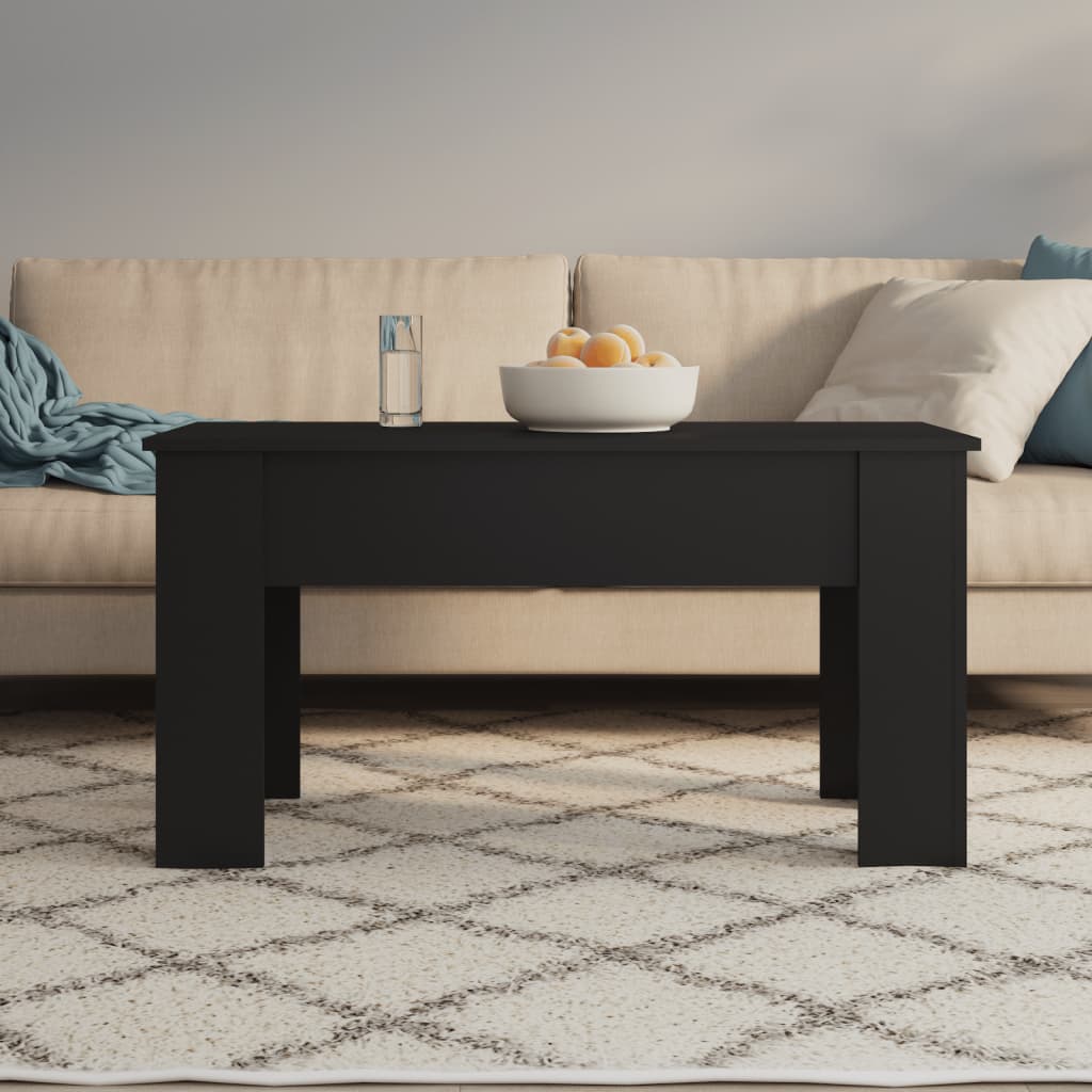 Couchtisch Schwarz 101x49x52 cm Holzwerkstoff