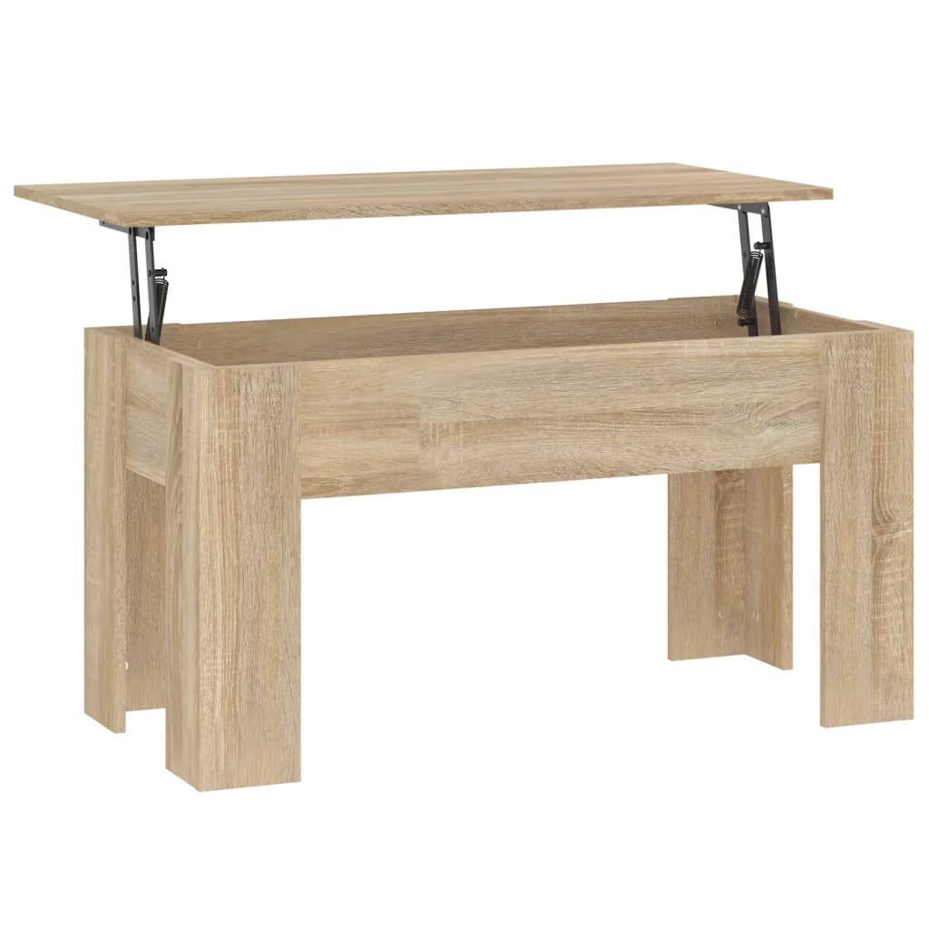 Couchtisch Sonoma-Eiche 101x49x52 cm Holzwerkstoff