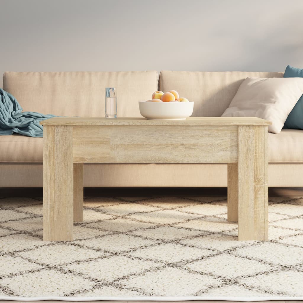 Couchtisch Sonoma-Eiche 101x49x52 cm Holzwerkstoff