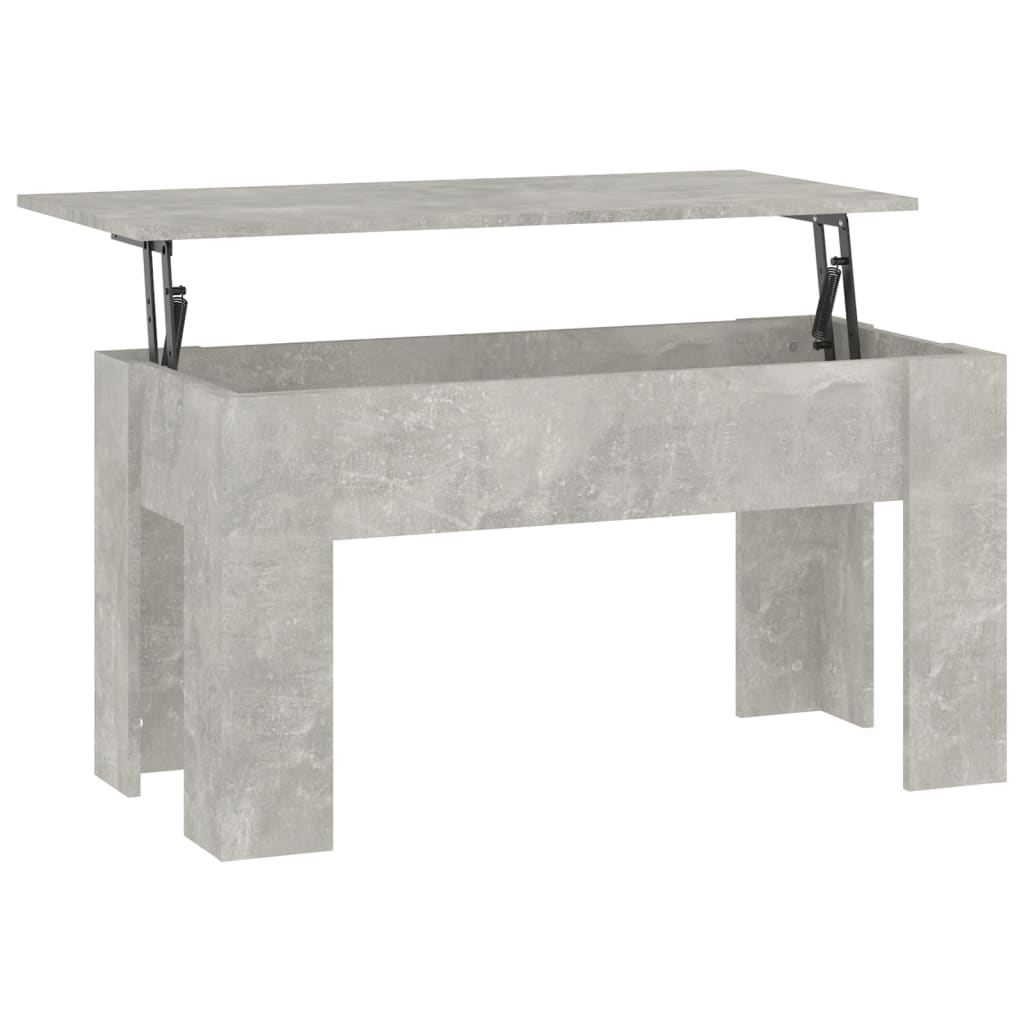 Couchtisch Betongrau 101x49x52 cm Holzwerkstoff