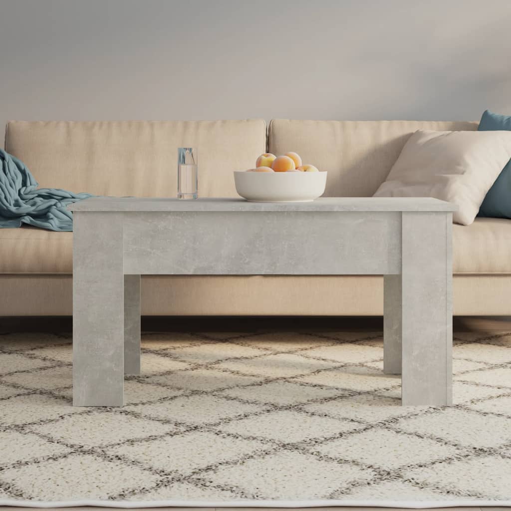 Couchtisch Betongrau 101x49x52 cm Holzwerkstoff