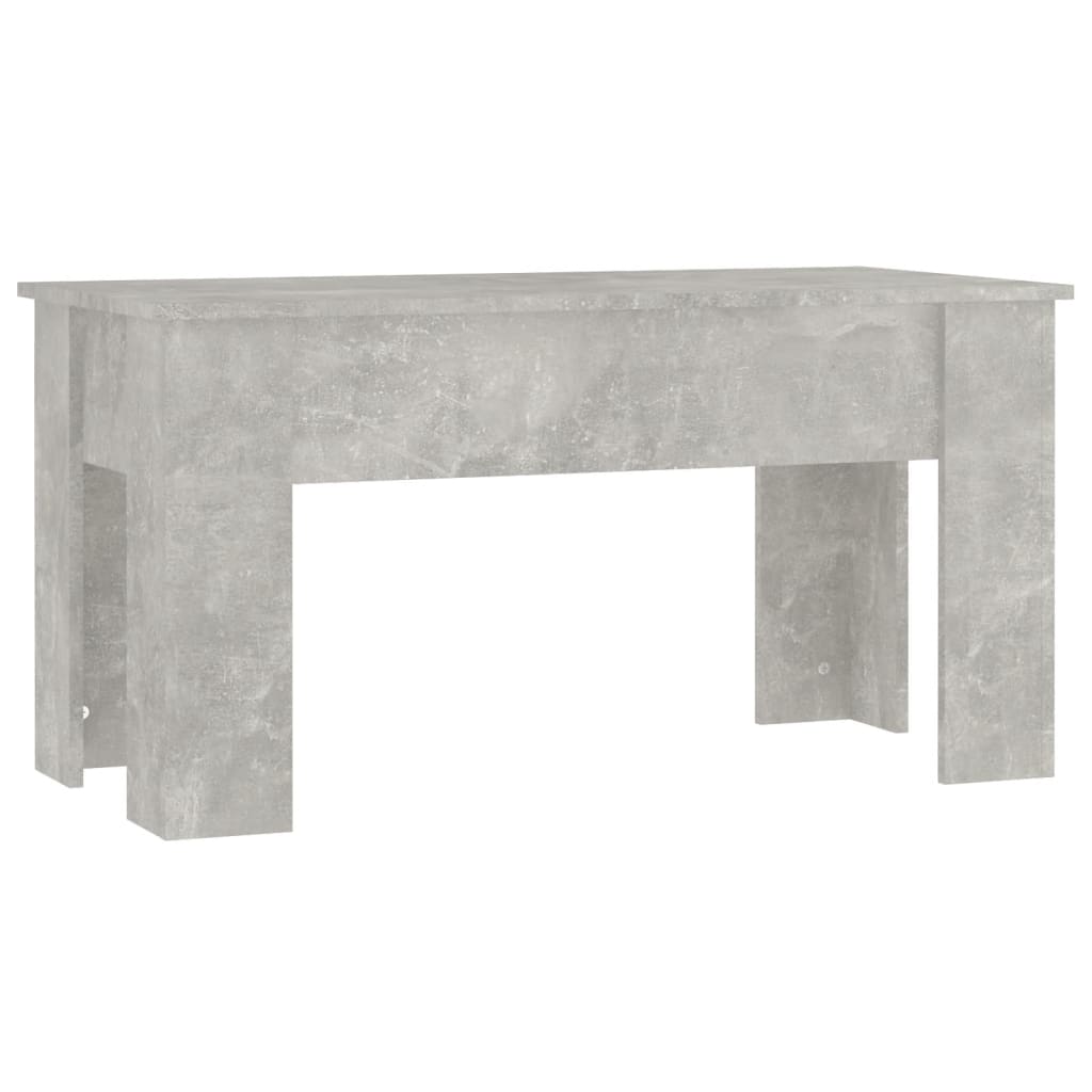 Couchtisch Betongrau 101x49x52 cm Holzwerkstoff