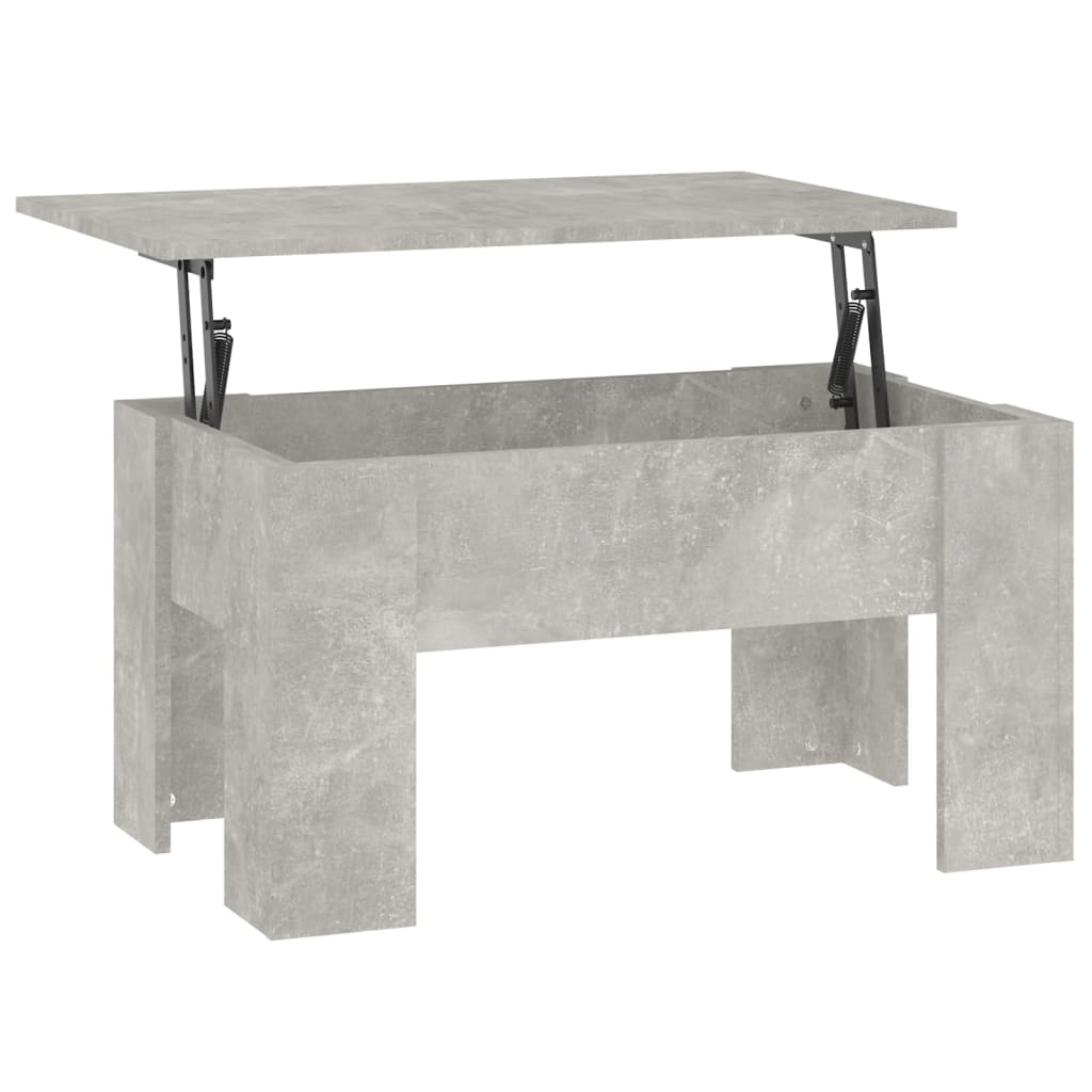Couchtisch Betongrau 79x49x41 cm Holzwerkstoff