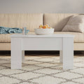 Couchtisch Hochglanz-Weiß 79x49x41 cm Holzwerkstoff