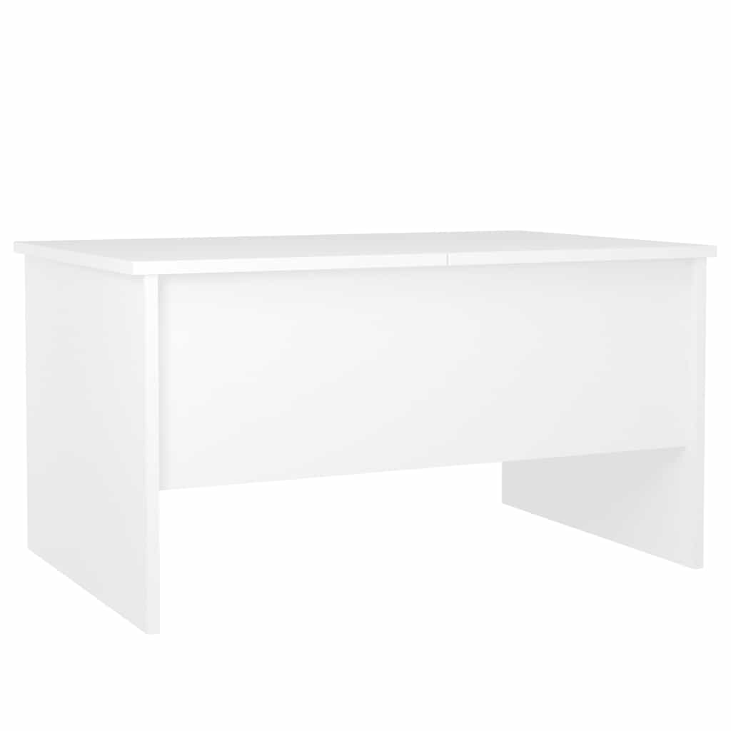 Couchtisch Weiß 80x50x42,5 cm Holzwerkstoff