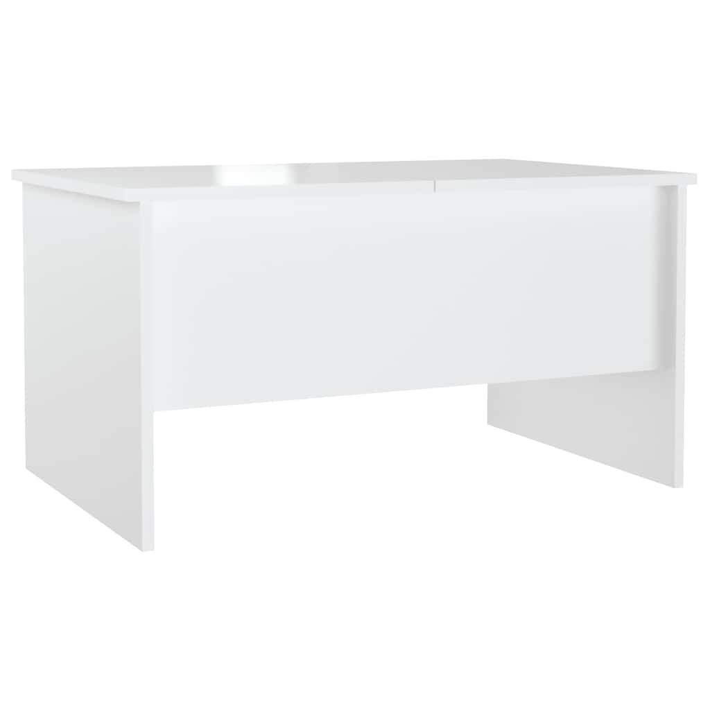 Couchtisch Hochglanz-Weiß 80x50x42,5 cm Holzwerkstoff