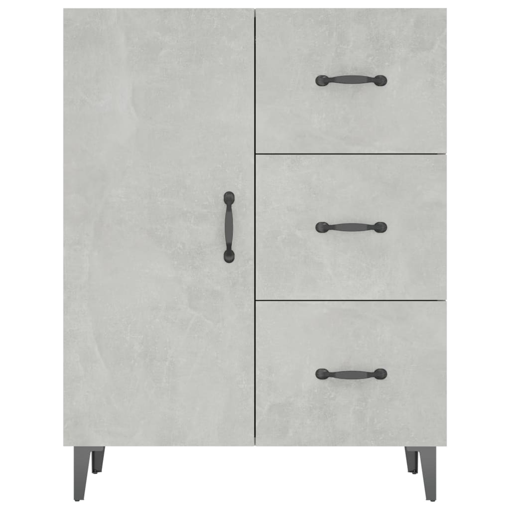 Sideboard Betongrau 69,5x34x90 cm Holzwerkstoff