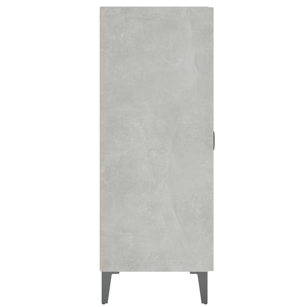 Sideboard Betongrau 69,5x34x90 cm Holzwerkstoff