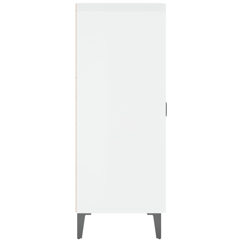 Sideboard Hochglanz-Weiß 69,5x34x90 cm Holzwerkstoff