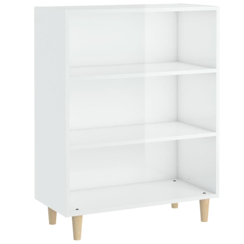 Sideboard Hochglanz-Weiß 69,5x32,5x90 cm Holzwerkstoff