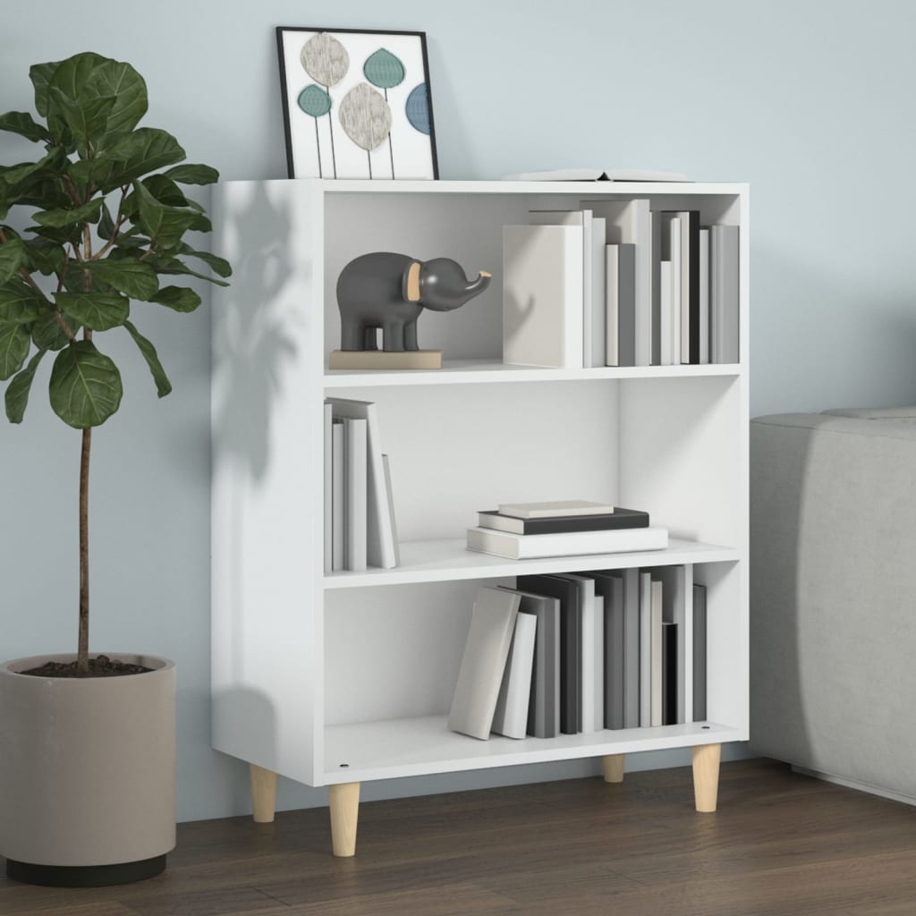Sideboard Hochglanz-Weiß 69,5x32,5x90 cm Holzwerkstoff