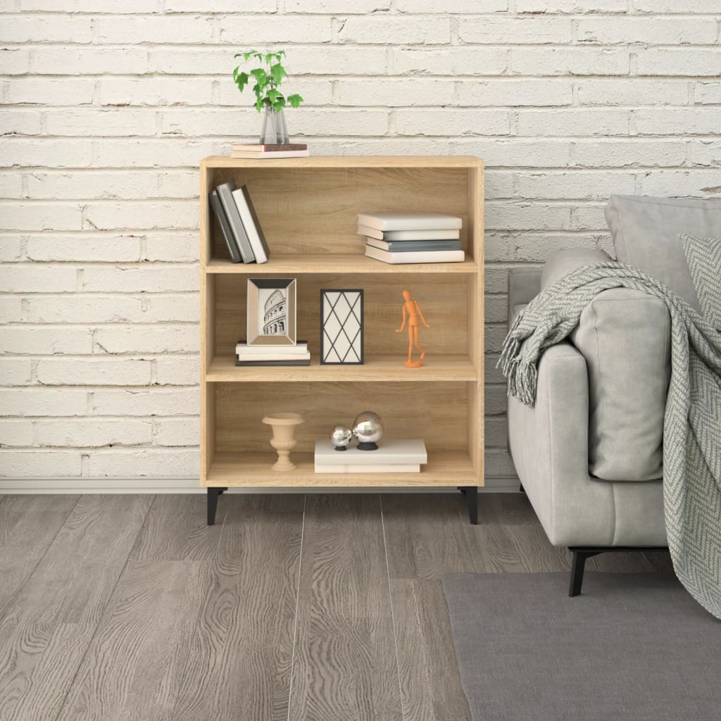 Sideboard Sonoma-Eiche 69,5x32,5x90 cm Holzwerkstoff