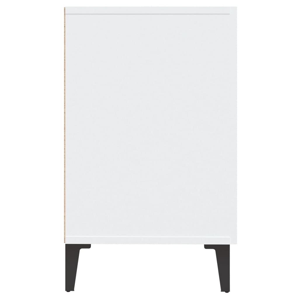 Sideboard Hochglanz-Weiß 100x36x60 cm Holzwerkstoff