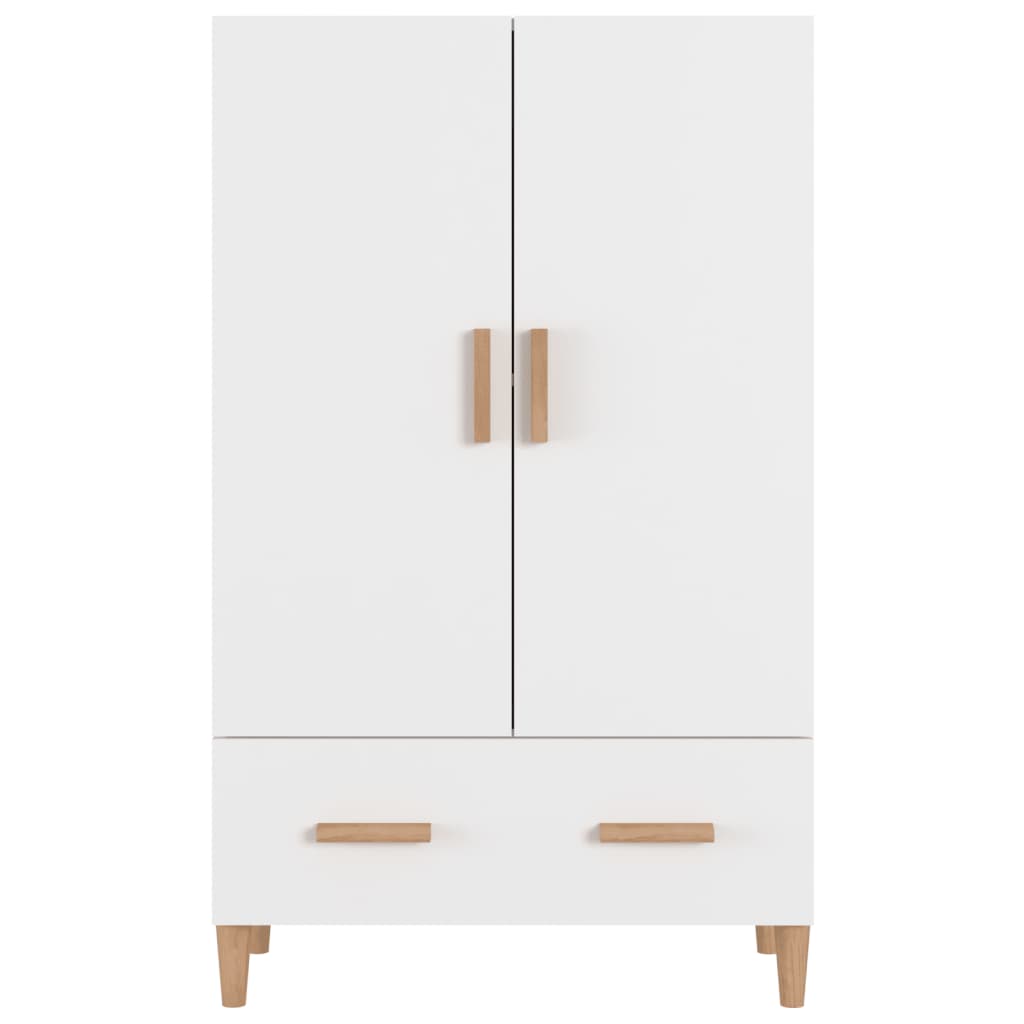 Highboard Weiß 70x31x115 cm Holzwerkstoff