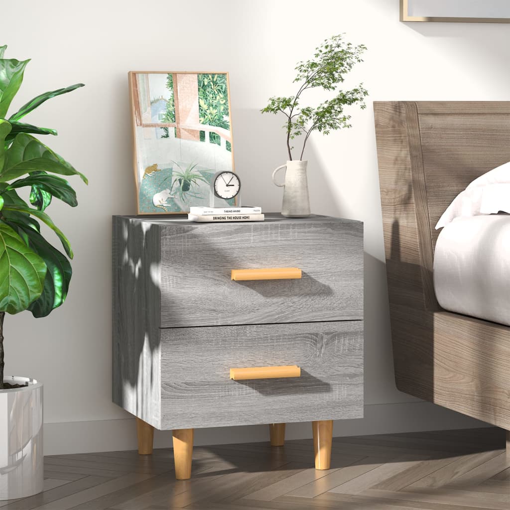 Nachttisch Grau Sonoma 40x35x47,5 cm