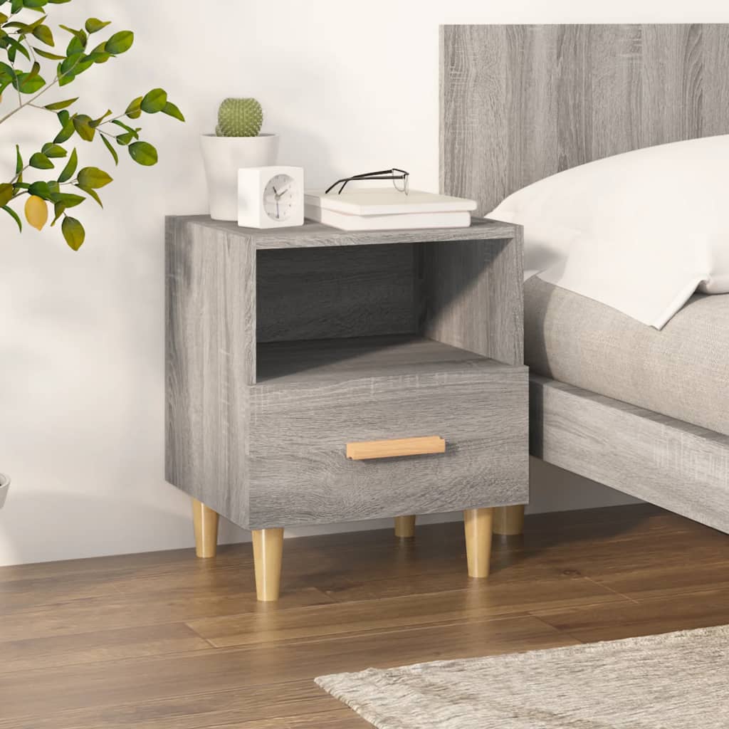 Nachttisch Grau Sonoma 40x35x47 cm