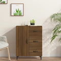 Sideboard Braun Eichen-Optik 69,5x34x90 cm Holzwerkstoff
