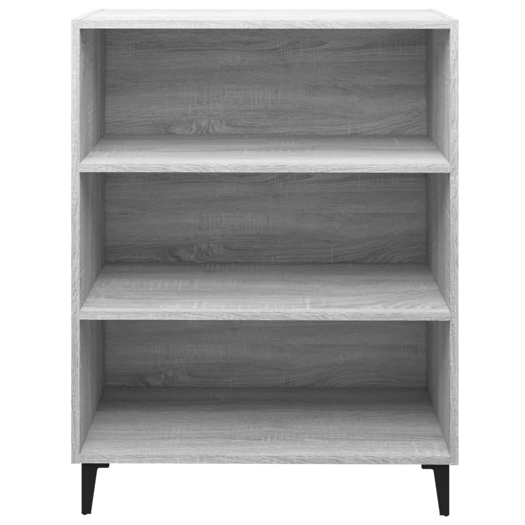 Sideboard Grau Sonoma 69,5x32,5x90 cm Holzwerkstoff