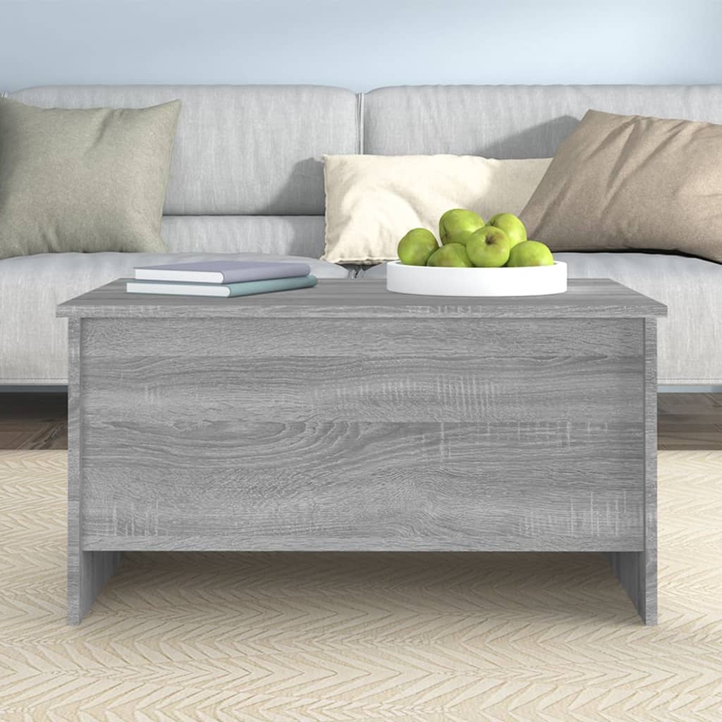 Couchtisch Grau Sonoma 80x55,5x41,5 cm Holzwerkstoff