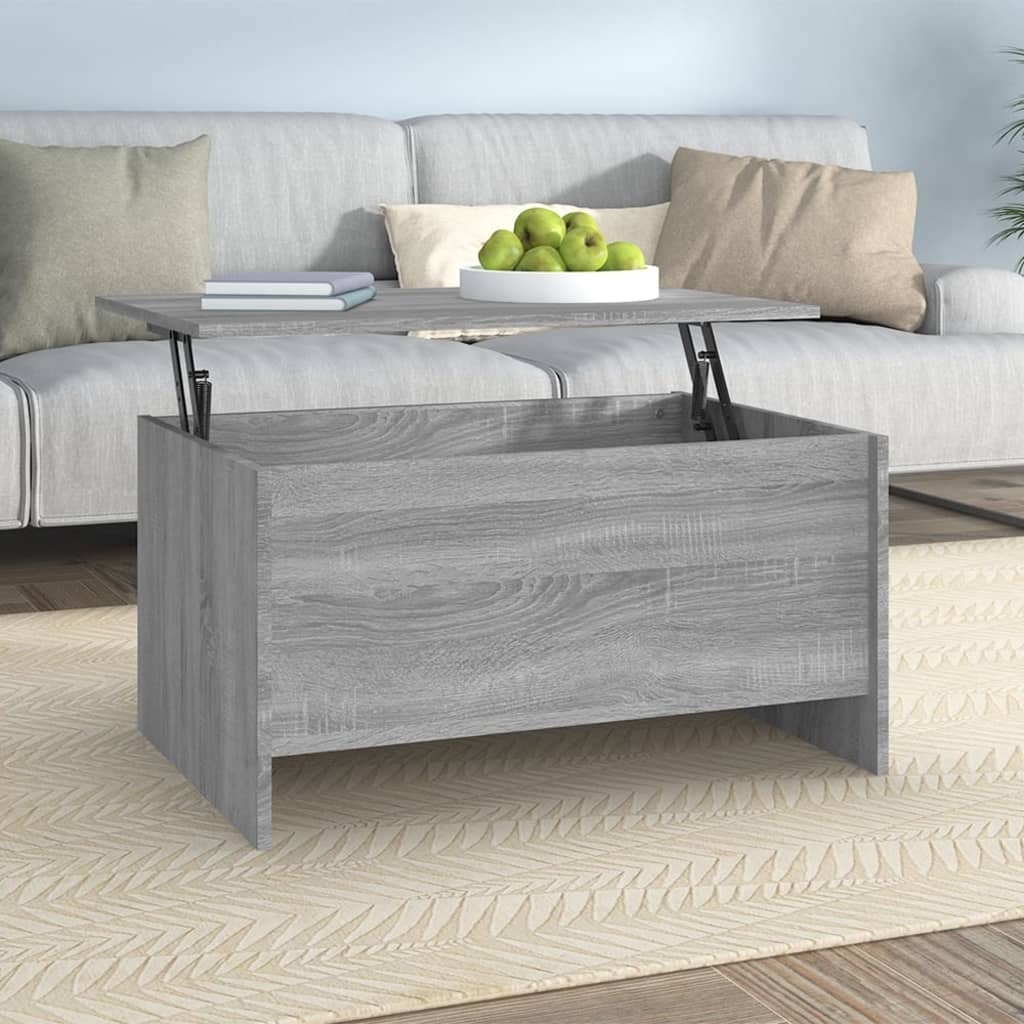 Couchtisch Grau Sonoma 80x55,5x41,5 cm Holzwerkstoff