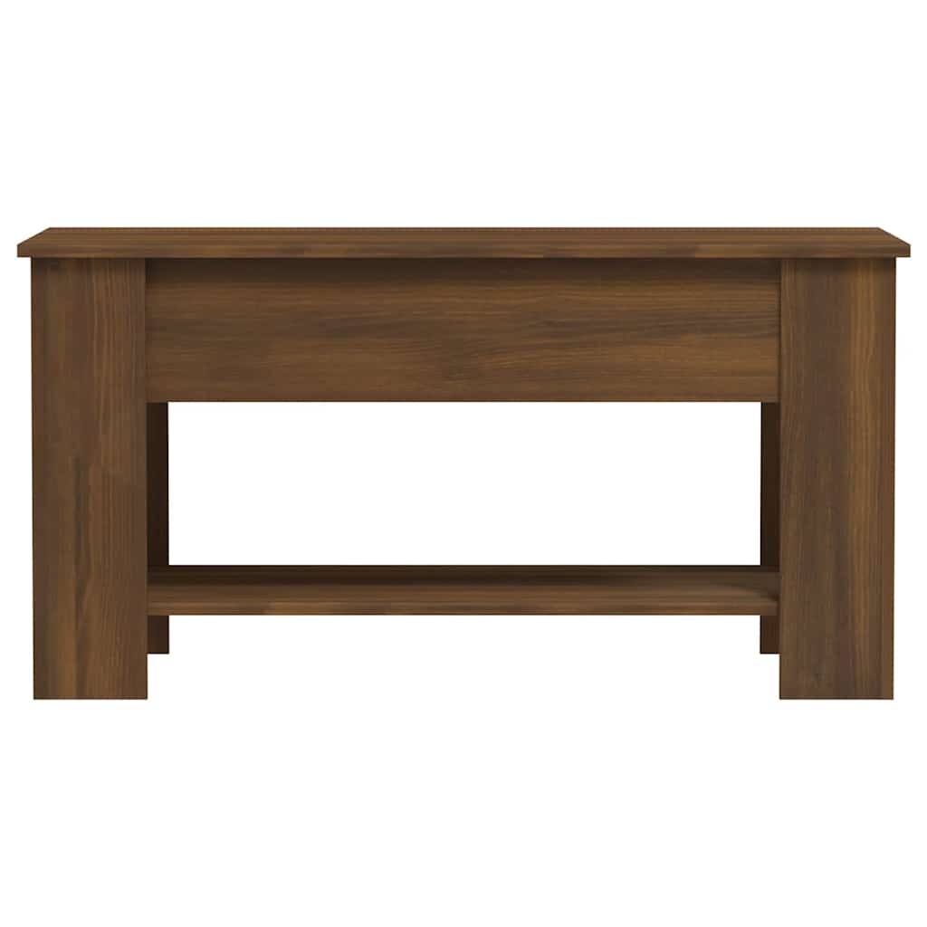 Couchtisch Braun Eichen-Optik 101x49x52 cm Holzwerkstoff