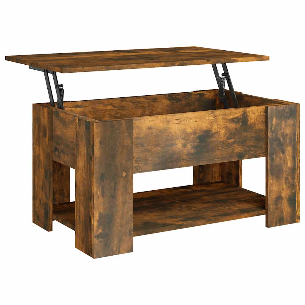 Couchtisch Räuchereiche 79x49x41 cm Holzwerkstoff