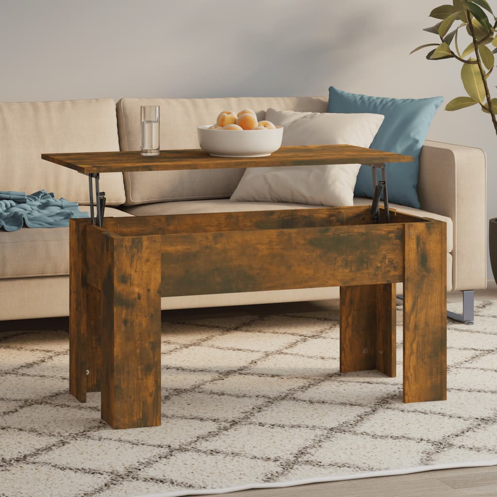Couchtisch Räuchereiche 101x49x52 cm Holzwerkstoff
