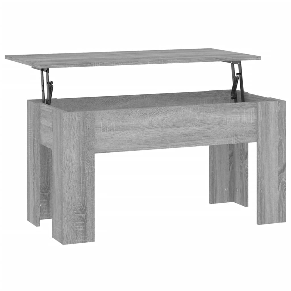 Couchtisch Grau Sonoma 101x49x52 cm Holzwerkstoff