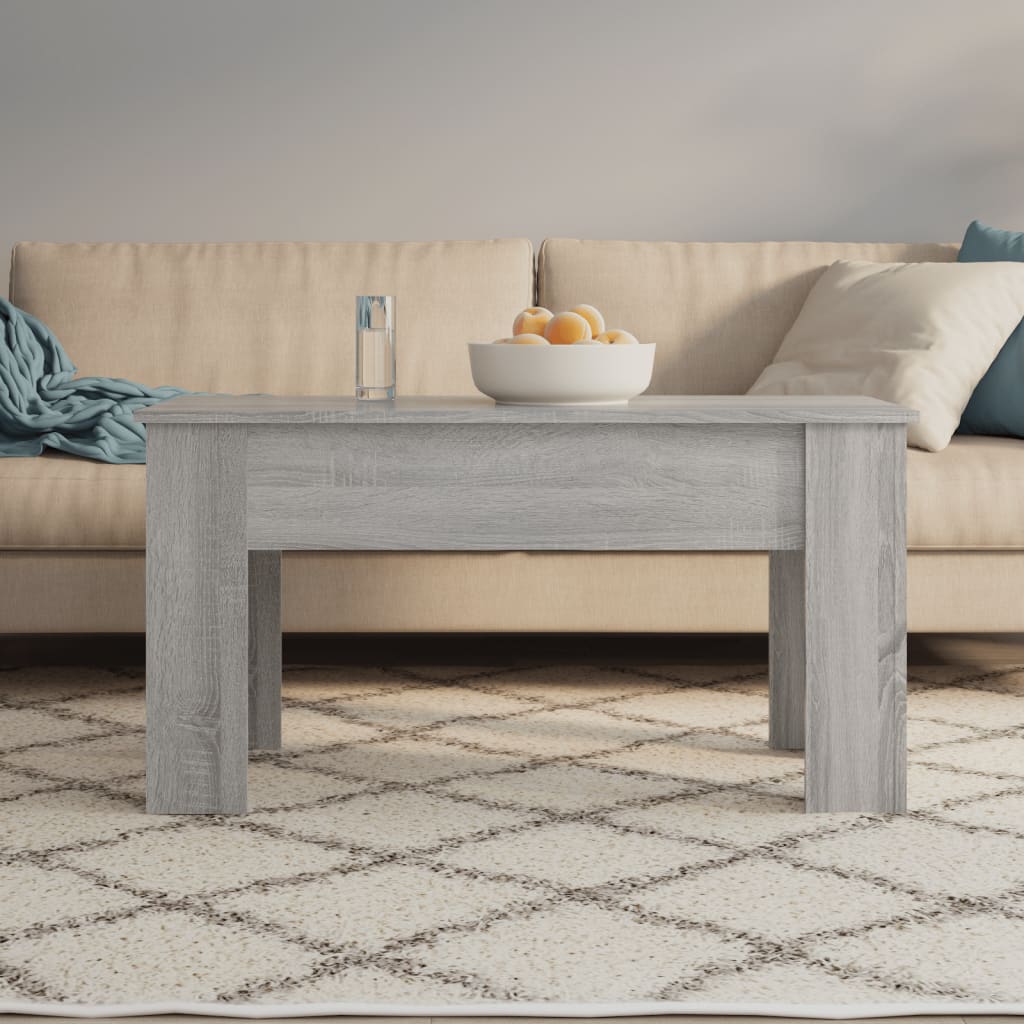 Couchtisch Grau Sonoma 101x49x52 cm Holzwerkstoff