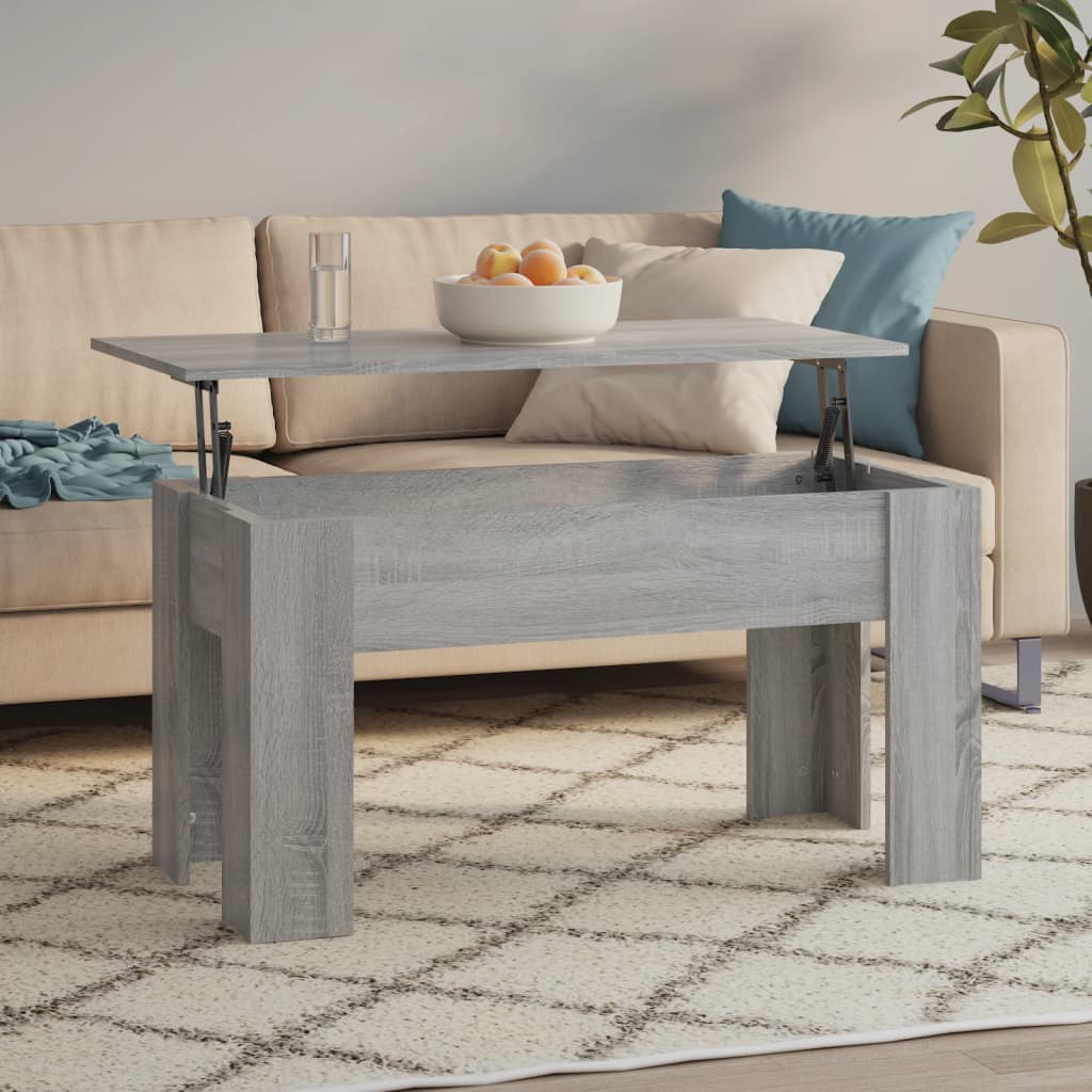 Couchtisch Grau Sonoma 101x49x52 cm Holzwerkstoff