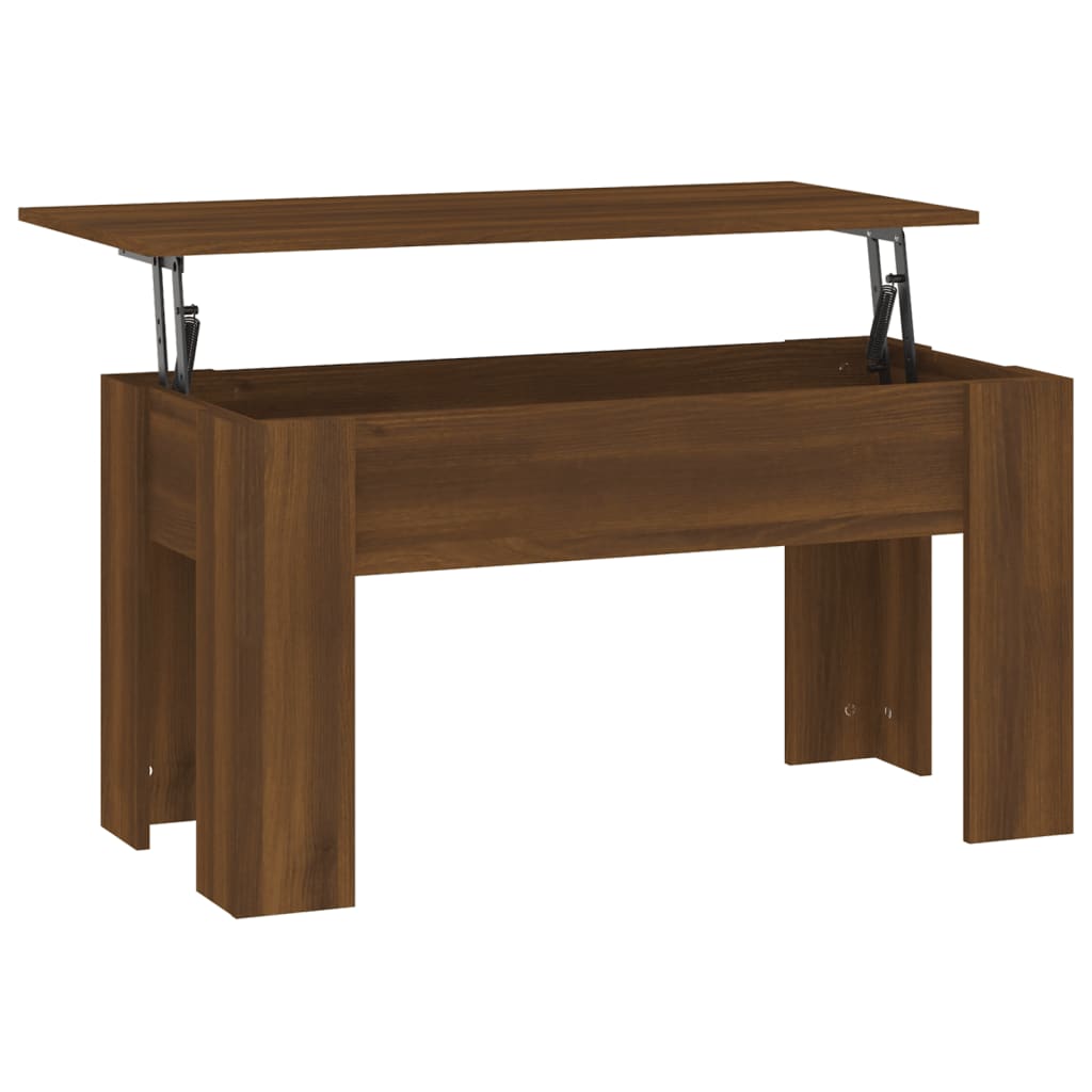 Couchtisch Braun Eichen-Optik 101x49x52 cm Holzwerkstoff