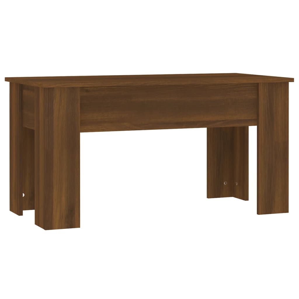 Couchtisch Braun Eichen-Optik 101x49x52 cm Holzwerkstoff