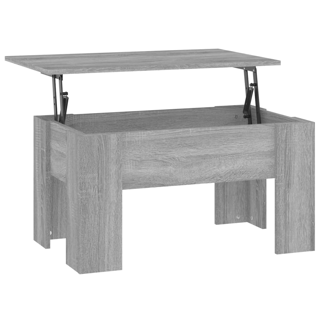 Couchtisch Grau Sonoma 79x49x41 cm Holzwerkstoff