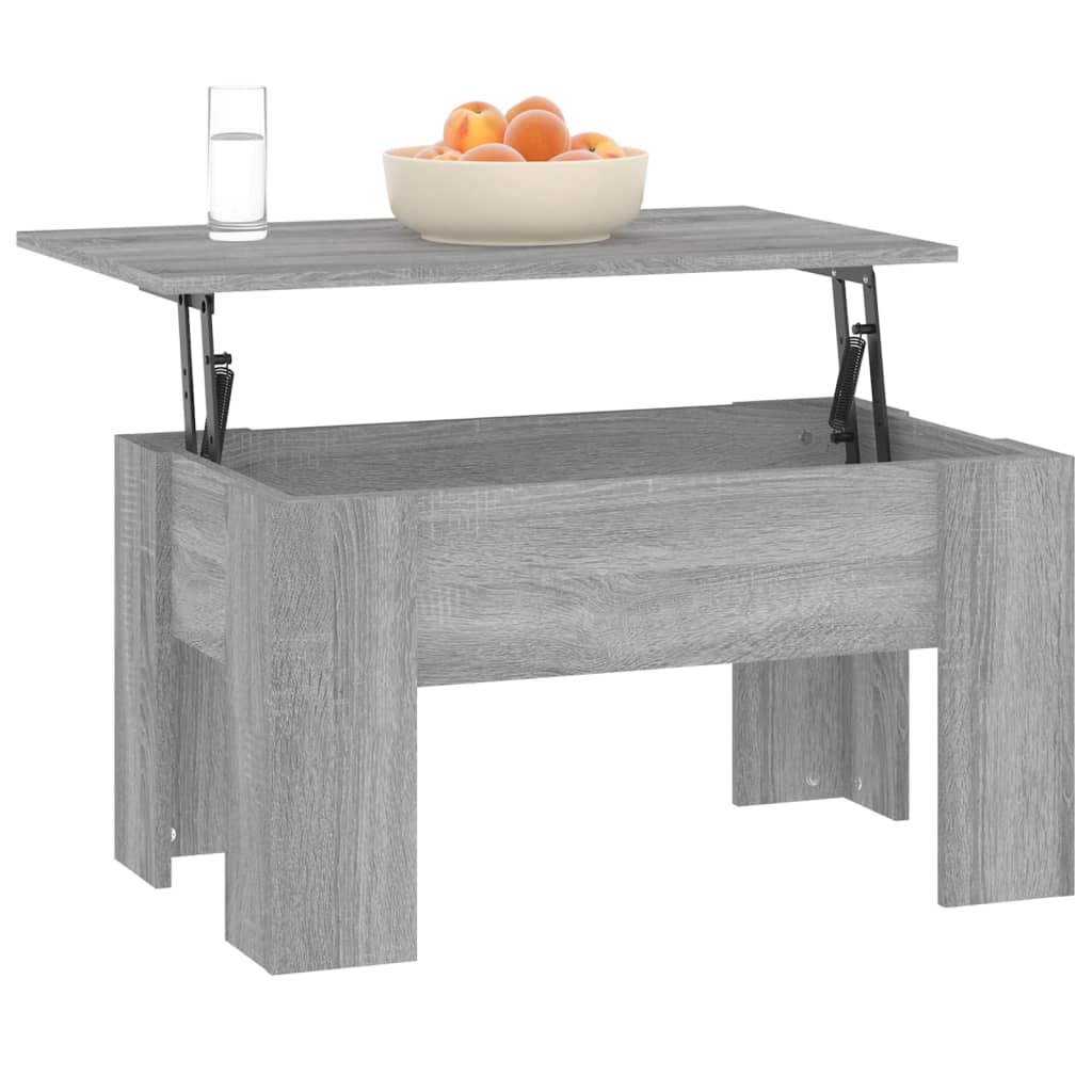 Couchtisch Grau Sonoma 79x49x41 cm Holzwerkstoff