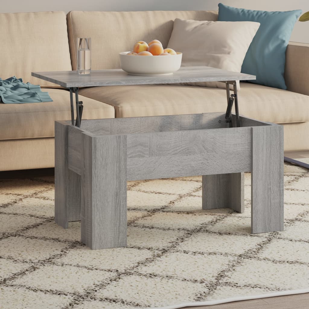Couchtisch Grau Sonoma 79x49x41 cm Holzwerkstoff