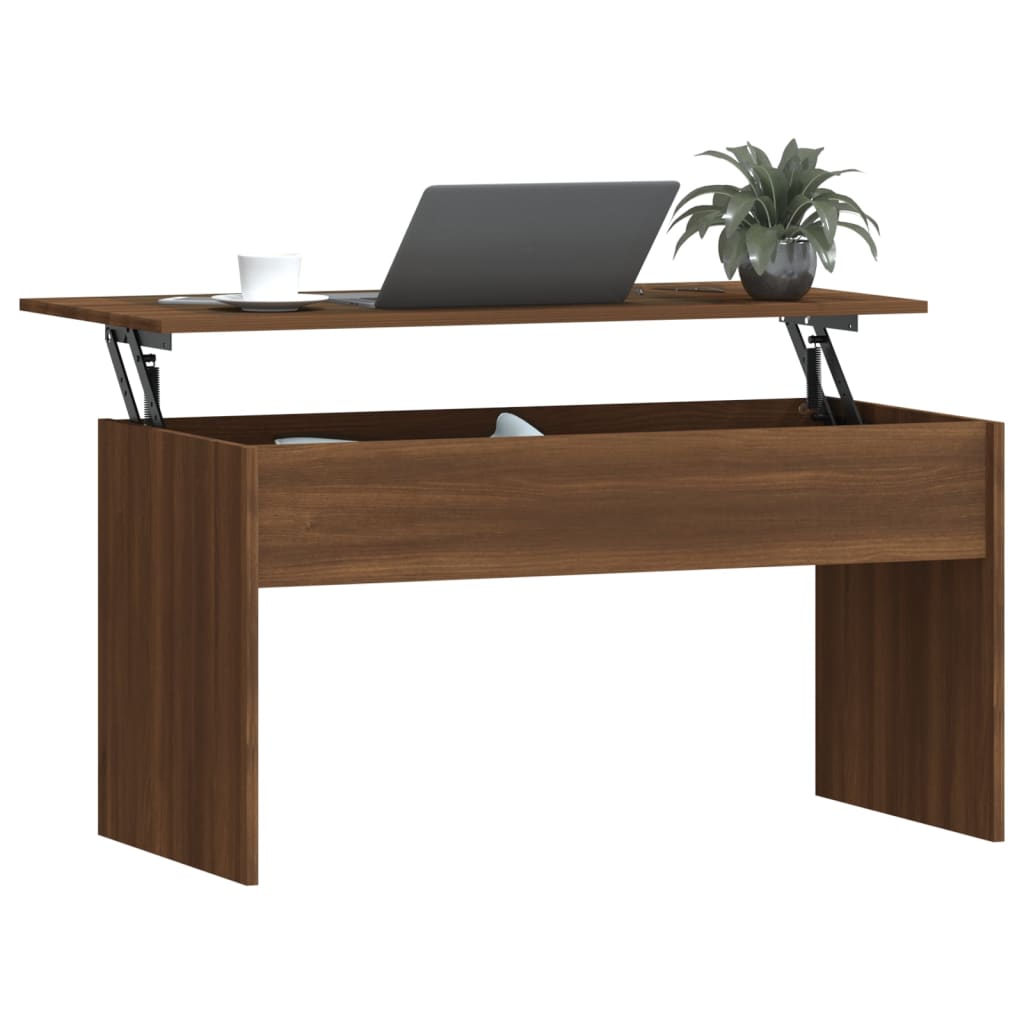 Couchtisch Braun Eichen-Optik 102x50,5x52,5 cm Holzwerkstoff