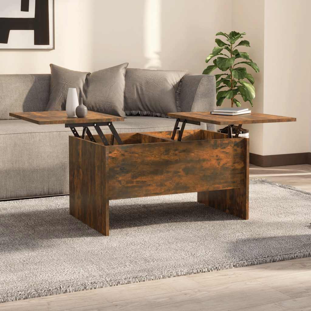 Couchtisch Räuchereiche 80x50x42,5 cm Holzwerkstoff