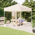Partyzelt Faltbar Creme 3x3 m