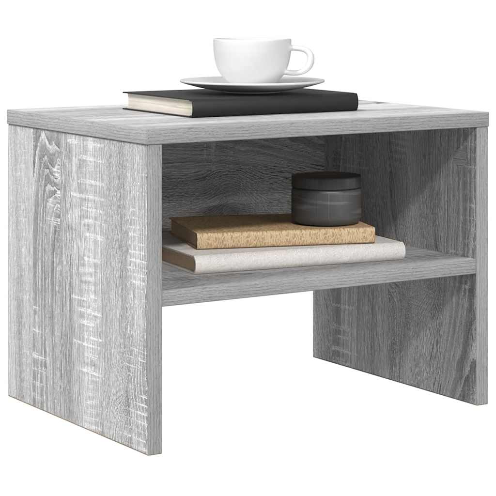 Nachttisch Grau Sonoma 40x30x30 cm Holzwerkstoff