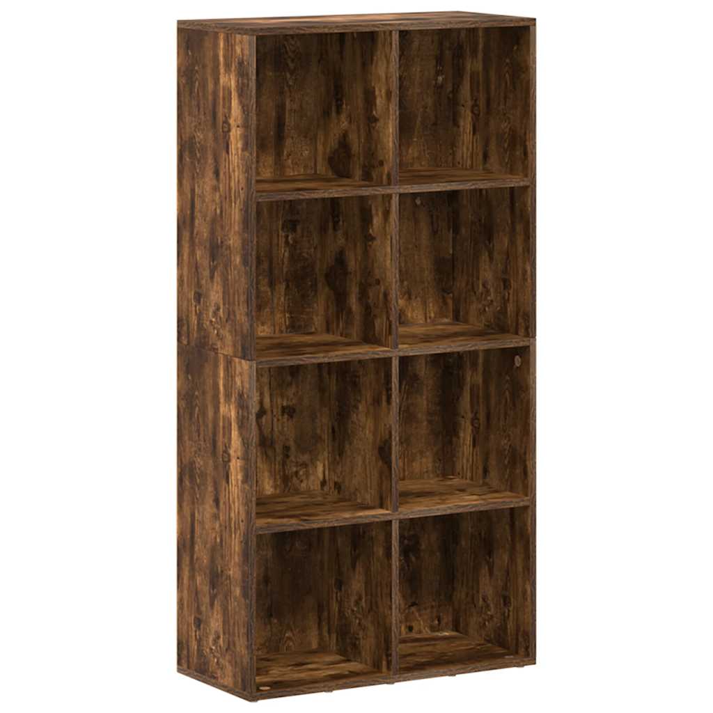 Bücherregal/Sideboard Räuchereiche 66×30×130 cm Holzwerkstoff