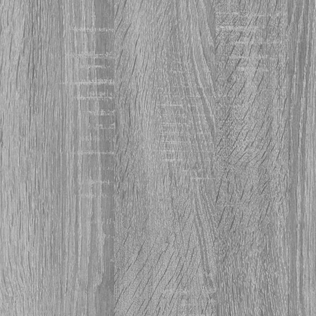 Bücherregal/Sideboard Grau Sonoma 66x30x98 cm Holzwerkstoff