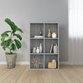 Bücherregal/Sideboard Grau Sonoma 66x30x98 cm Holzwerkstoff