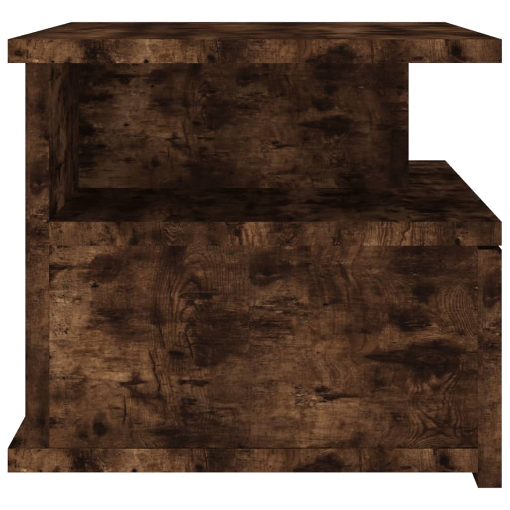 Nachttisch Hängend 2 Stk. Räuchereiche 40x31x27cm Holzwerkstoff